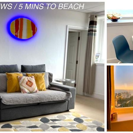 Sea View Family Stay By Beach Gym & Parking Bournemouth Kültér fotó