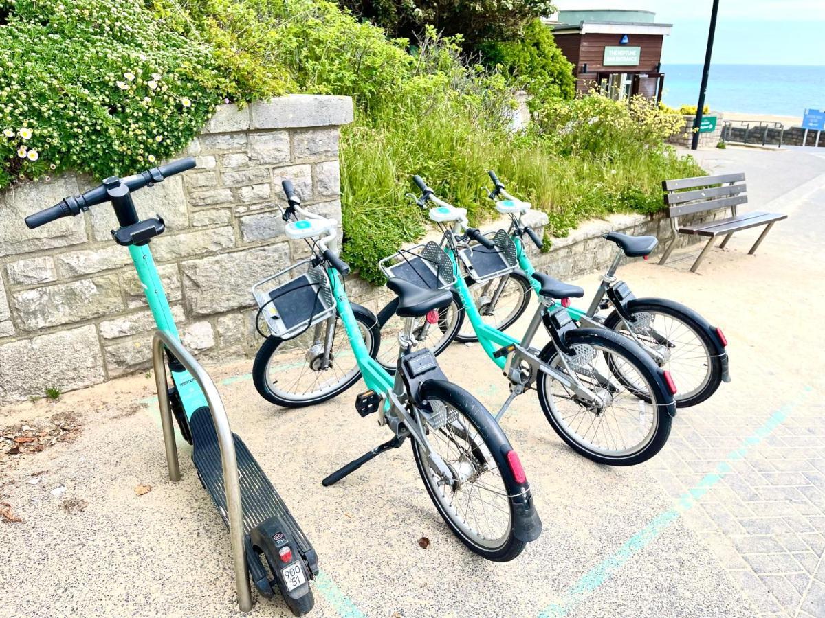 Sea View Family Stay By Beach Gym & Parking Bournemouth Kültér fotó