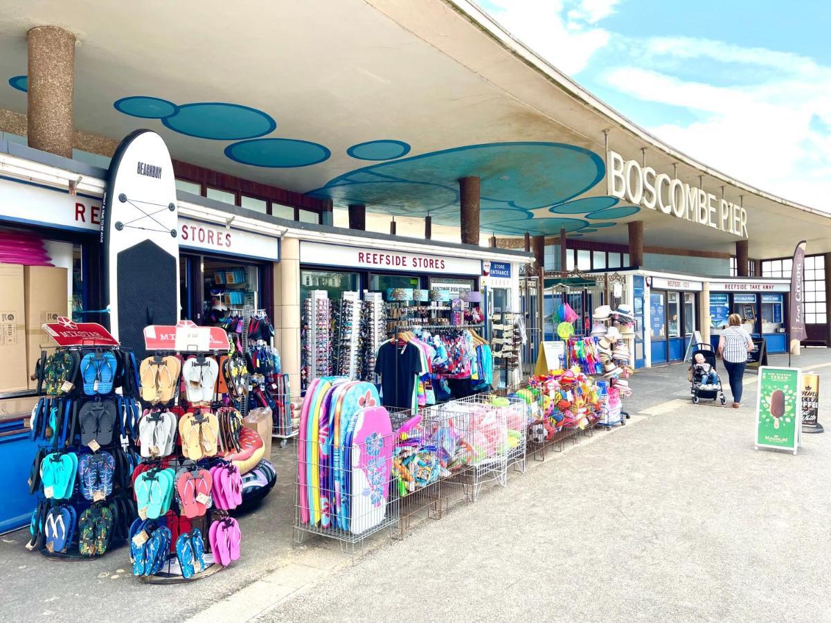 Sea View Family Stay By Beach Gym & Parking Bournemouth Kültér fotó