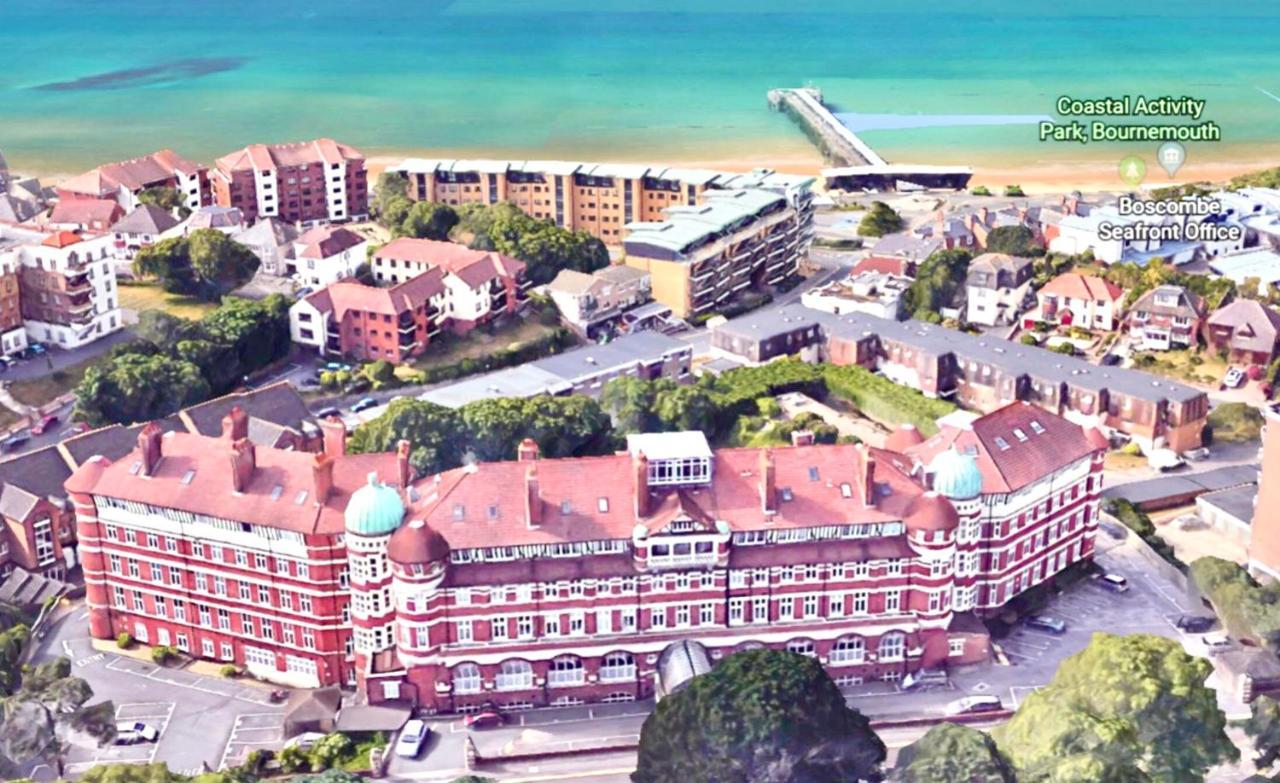 Sea View Family Stay By Beach Gym & Parking Bournemouth Kültér fotó