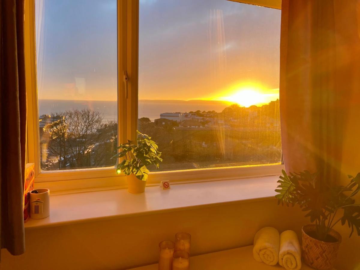 Sea View Family Stay By Beach Gym & Parking Bournemouth Kültér fotó