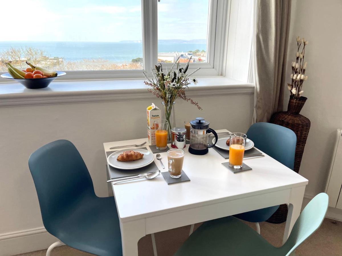 Sea View Family Stay By Beach Gym & Parking Bournemouth Kültér fotó